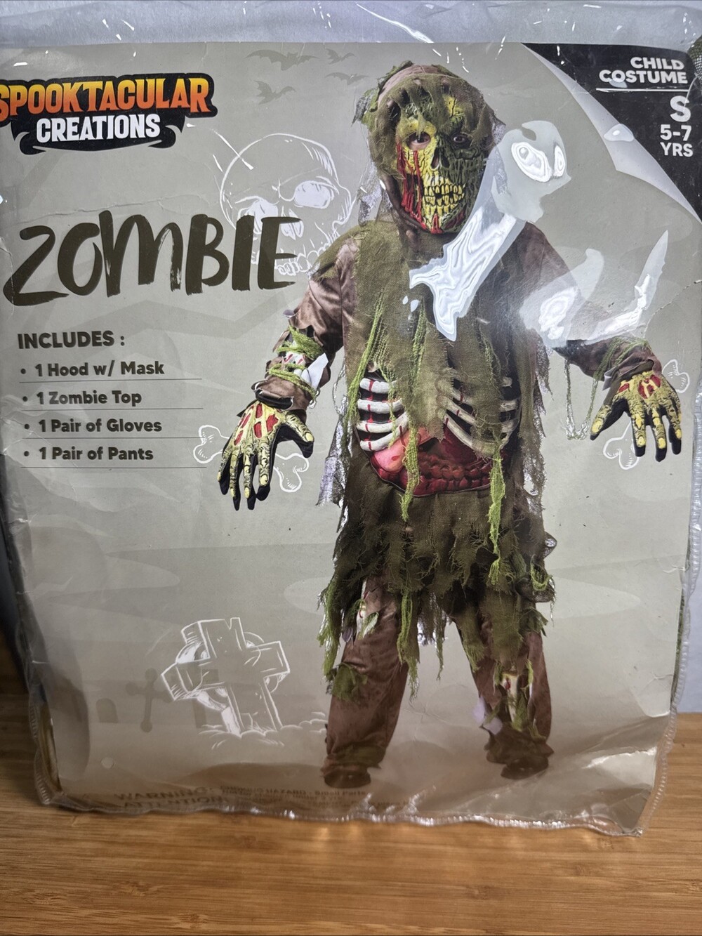 Spooktacular Creations Halloween Zombie Child Costume - Large - 10-12 Years